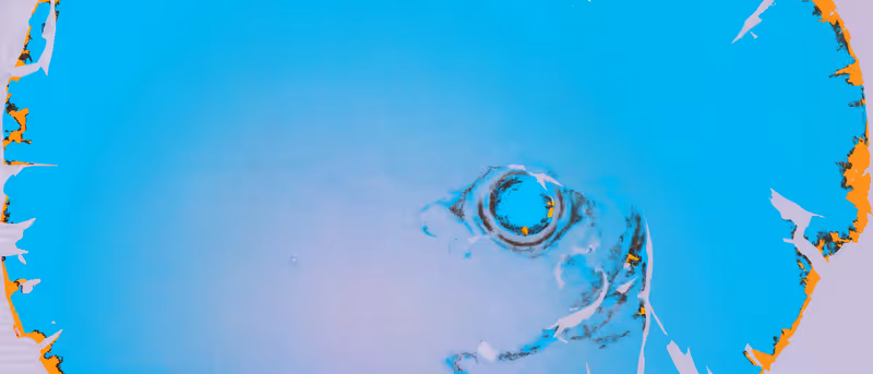 One Fish, Two Fish No. 22 (Blue Eye, Orange Soul)