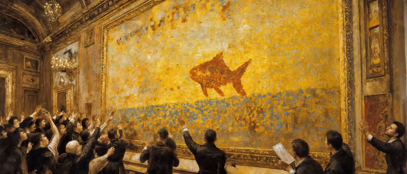 Wall, with Fish