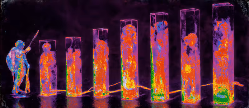 Thermal Fork No. 5 (Snake, Study)